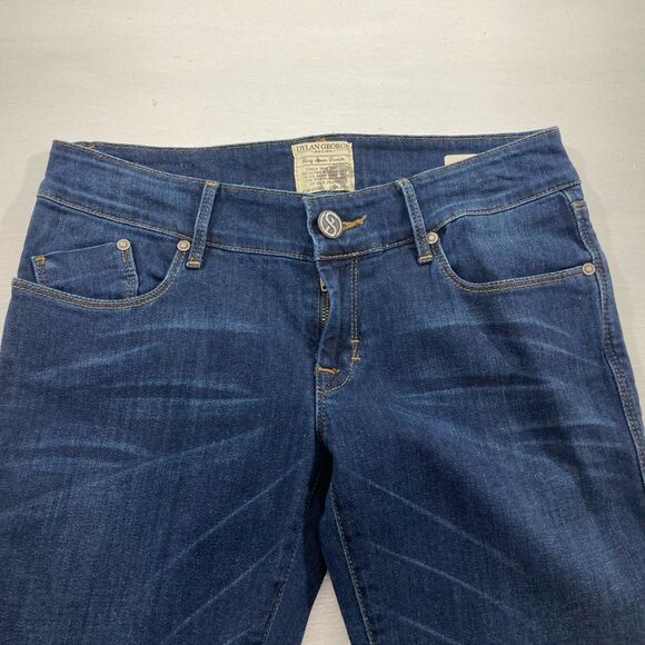 Dylan George Women’s 27 Elizabeth Bootcut Jeans Blue Denim Regular Rise - Picture 4 of 11